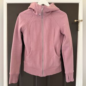 Lululemon Scuba Full Zip Hoodie Sweatshirt 6 Purple Pink Maive